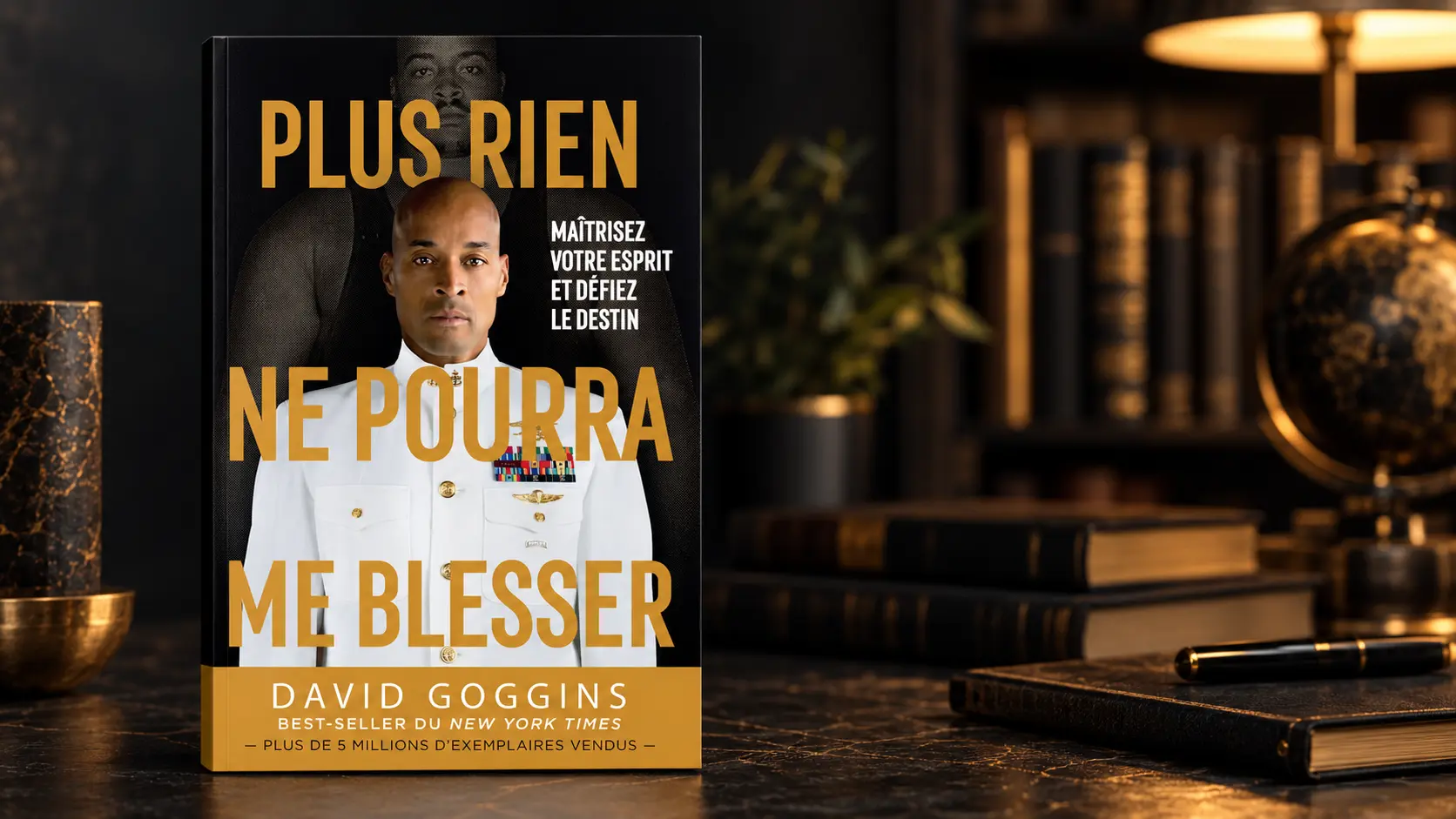 Couverture française du livre Plus rien ne pourra me blesser de David Goggins